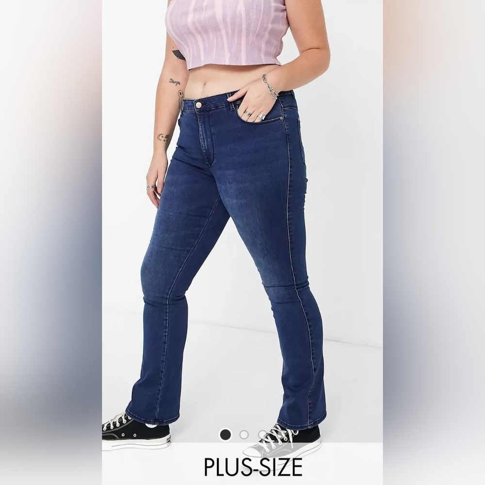 Only Curve Royal Flared Jeans